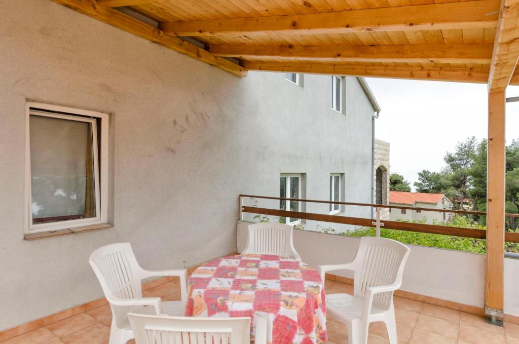 Balkón nebo terasa v ubytování Apartments Helena
