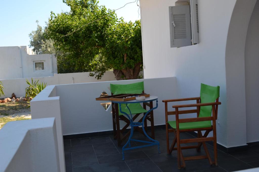 Balkón nebo terasa v ubytování Skyros Panorama Studios