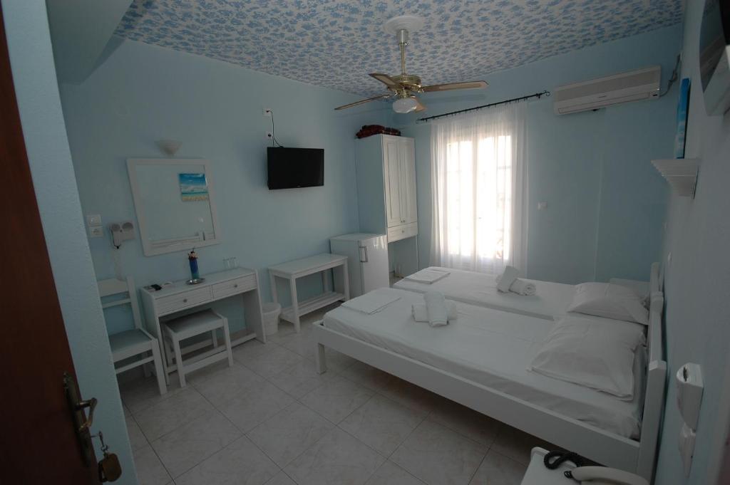 Postel nebo postele na pokoji v ubytování Pension Ocean View