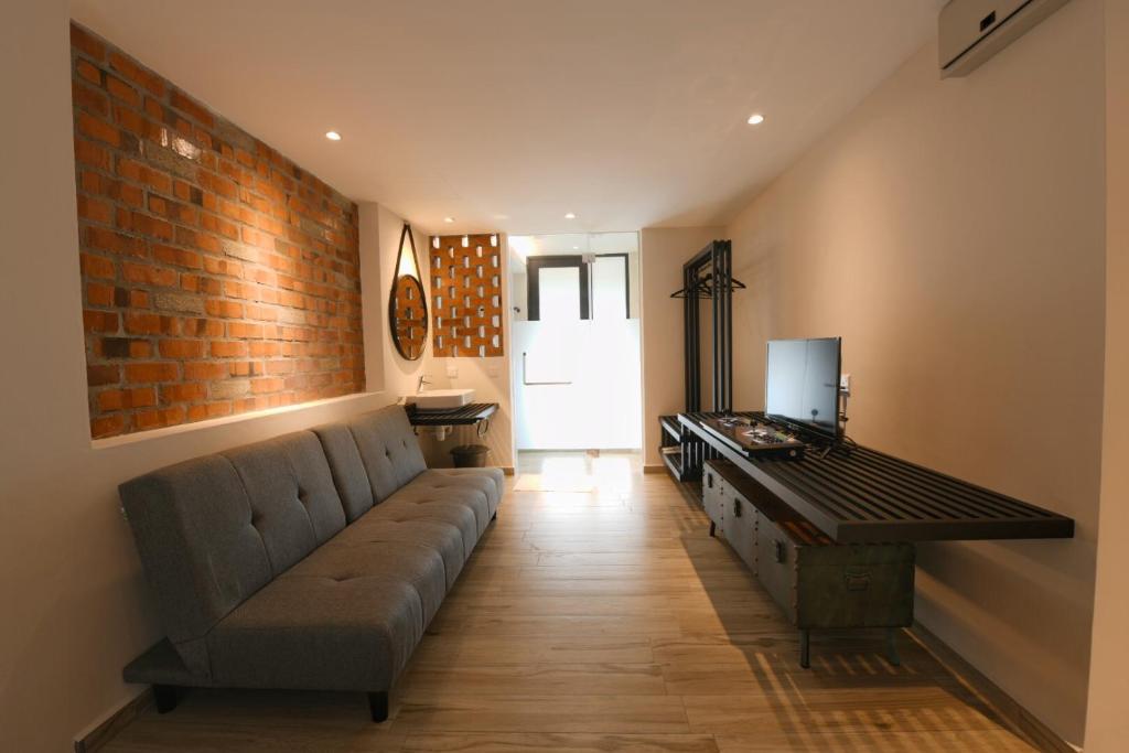 Posezení v ubytování 38PC Boutique Hotel