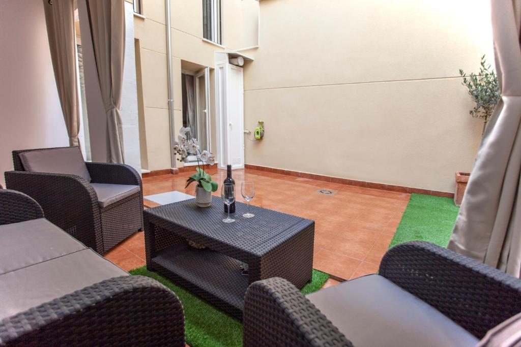 A seating area at Casa Severina