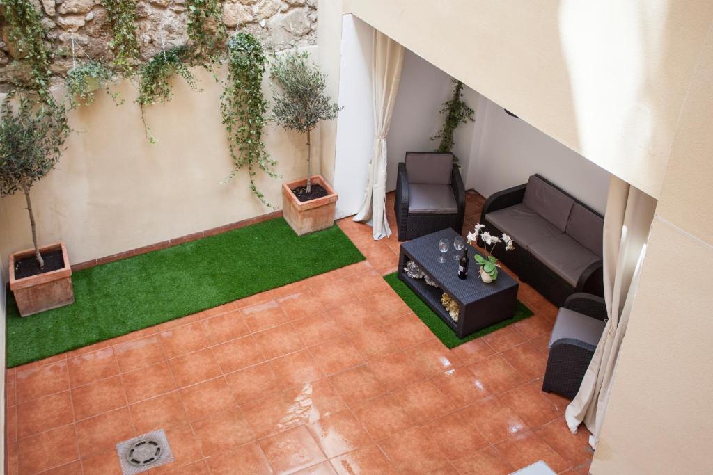 A seating area at Casa Severina
