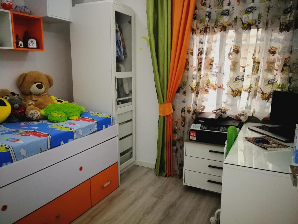 Postel nebo postele na pokoji v ubytování Gran partamiento en Alicante