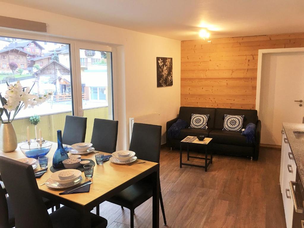 Posezení v ubytování Apartments Steinbock