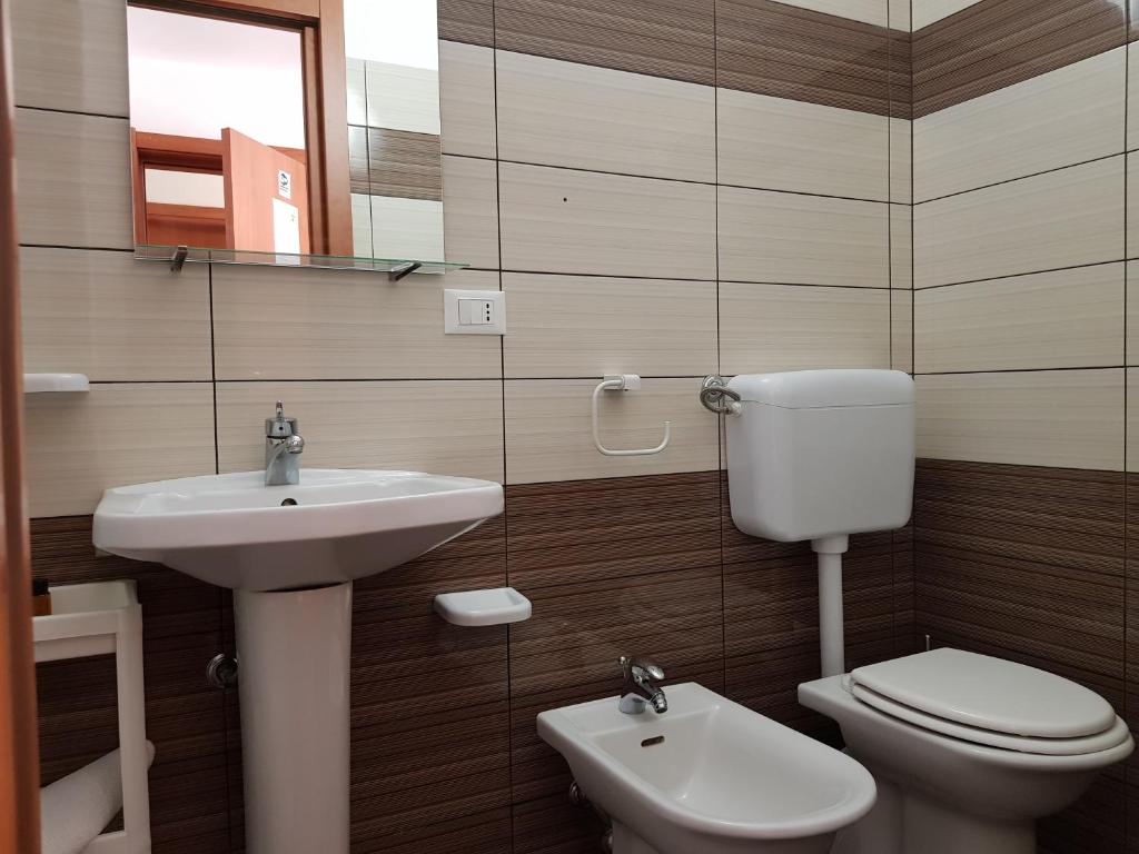 A bathroom at Terra del Sole Vittoria