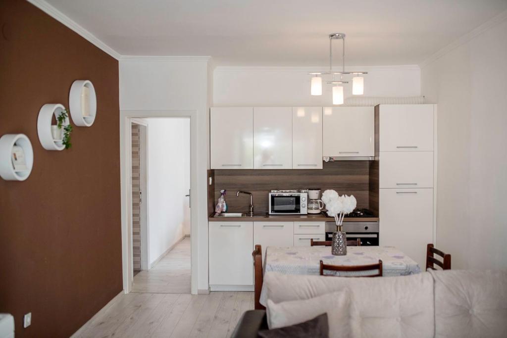 Kuchyňa alebo kuchynka v ubytovaní Apartman Jasmina