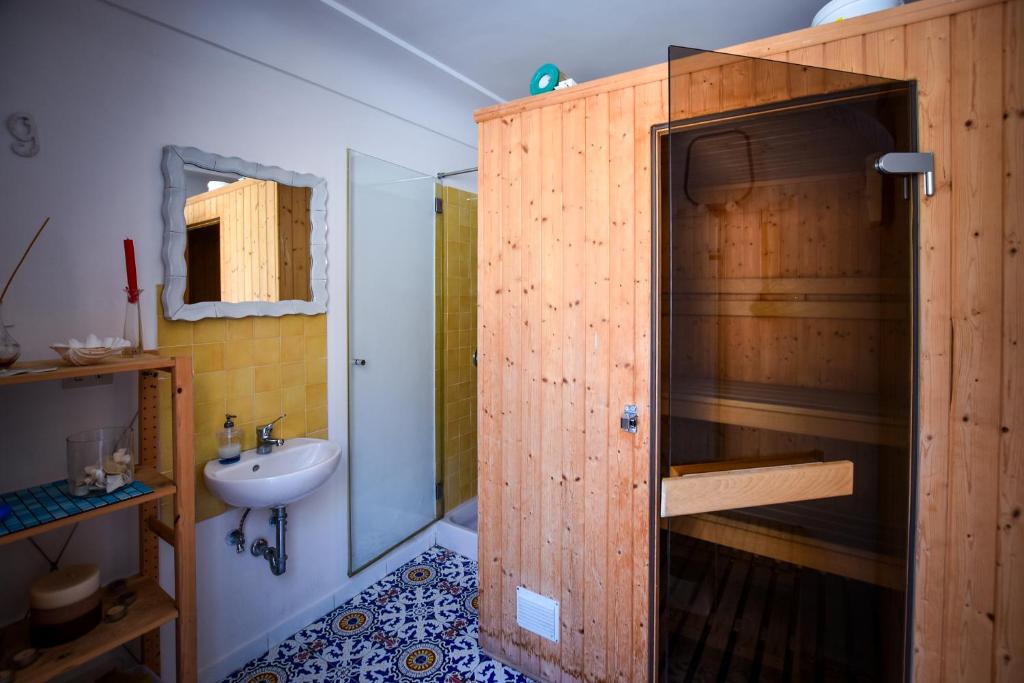 Koupelna v ubytování Suite Villa Carolina