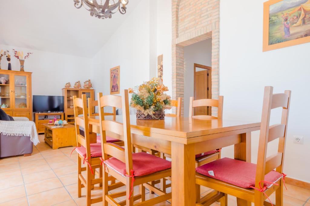 TV a/nebo společenská místnost v ubytování Casa Mariana