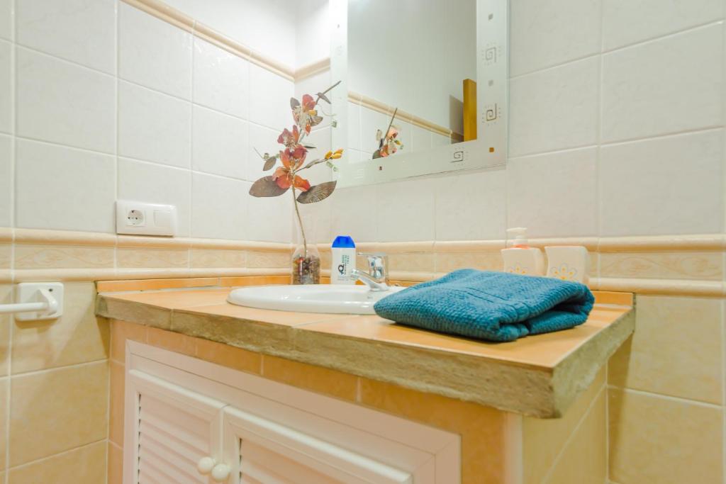 Koupelna v ubytování Casa Mariana