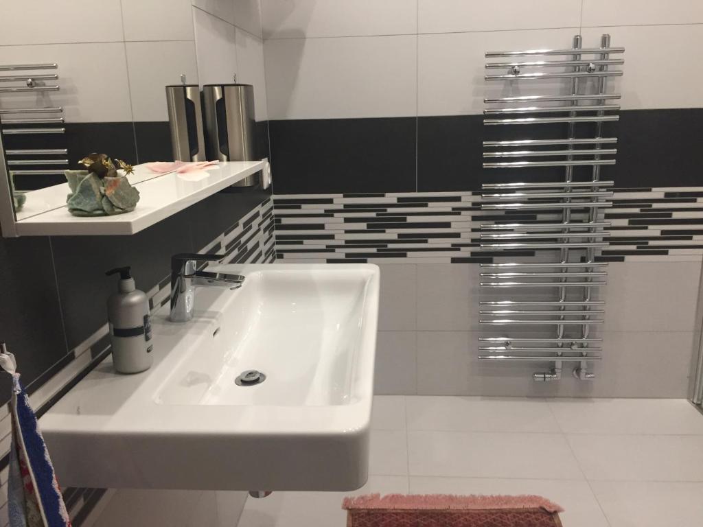 Koupelna v ubytování Apartmány PAPÍK
