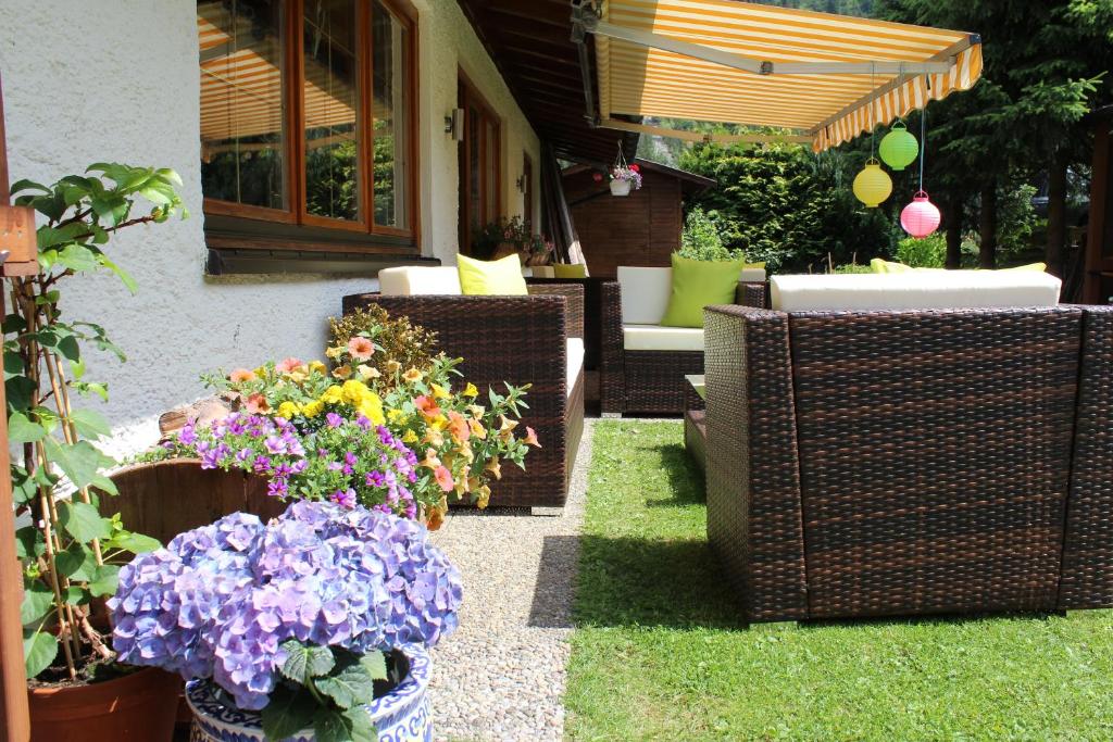 Zahrada ubytování Haus Guentli