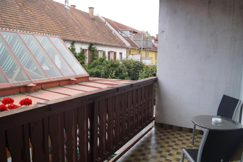 Balkón nebo terasa v ubytování Gasthof zum Hirschen
