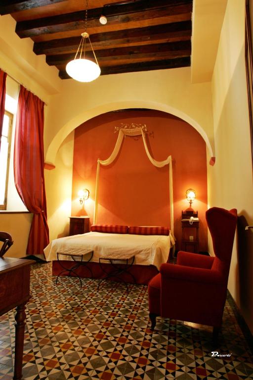 Postel nebo postele na pokoji v ubytování Posada de Palacio