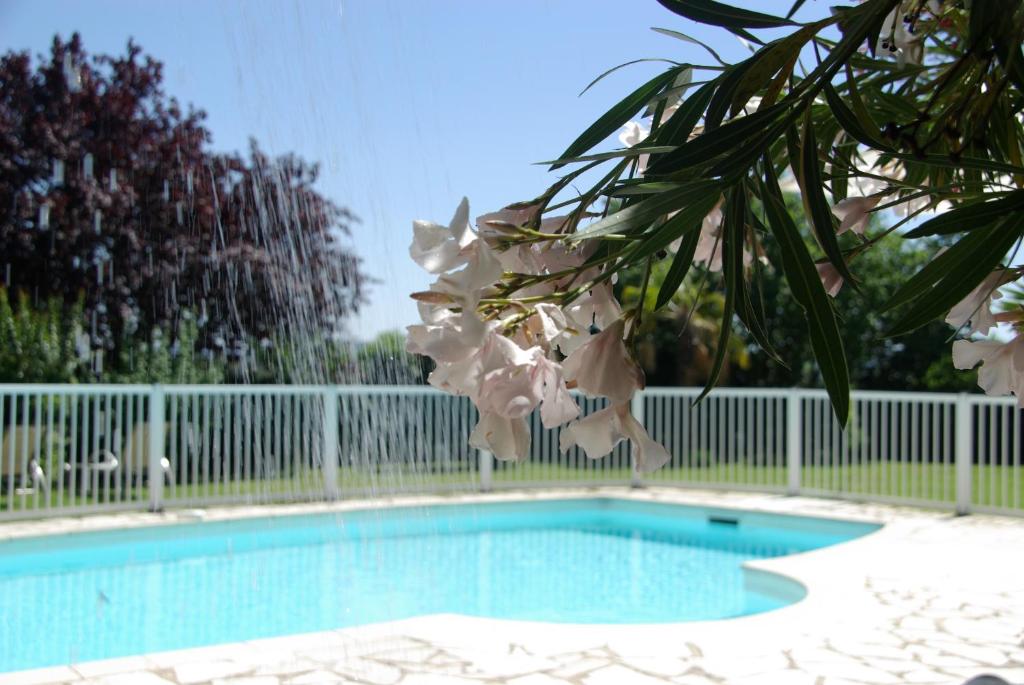 Bazén v ubytování Logis Hôtel La Bastide des Monges nebo v jeho okolí