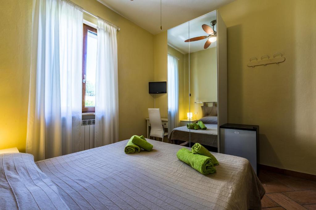Postel nebo postele na pokoji v ubytování Da Milena