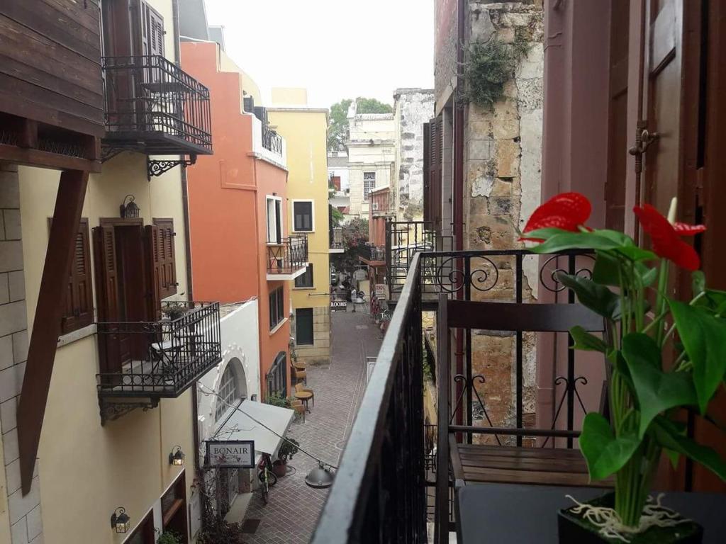 Balkón nebo terasa v ubytování Boho City Hostel