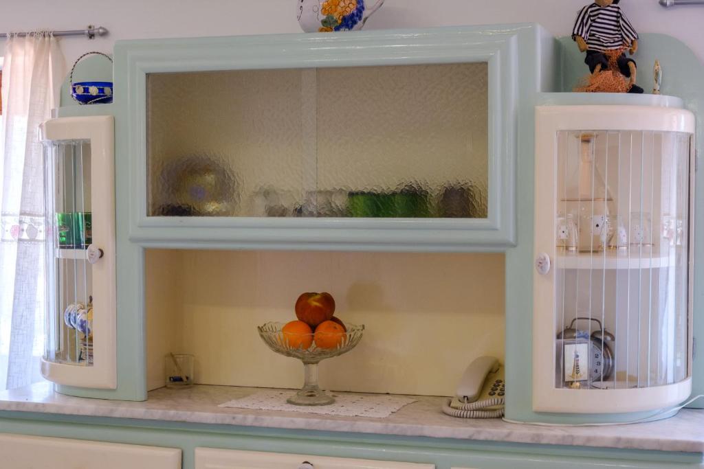 Kuchyň nebo kuchyňský kout v ubytování Apartmani Zorica