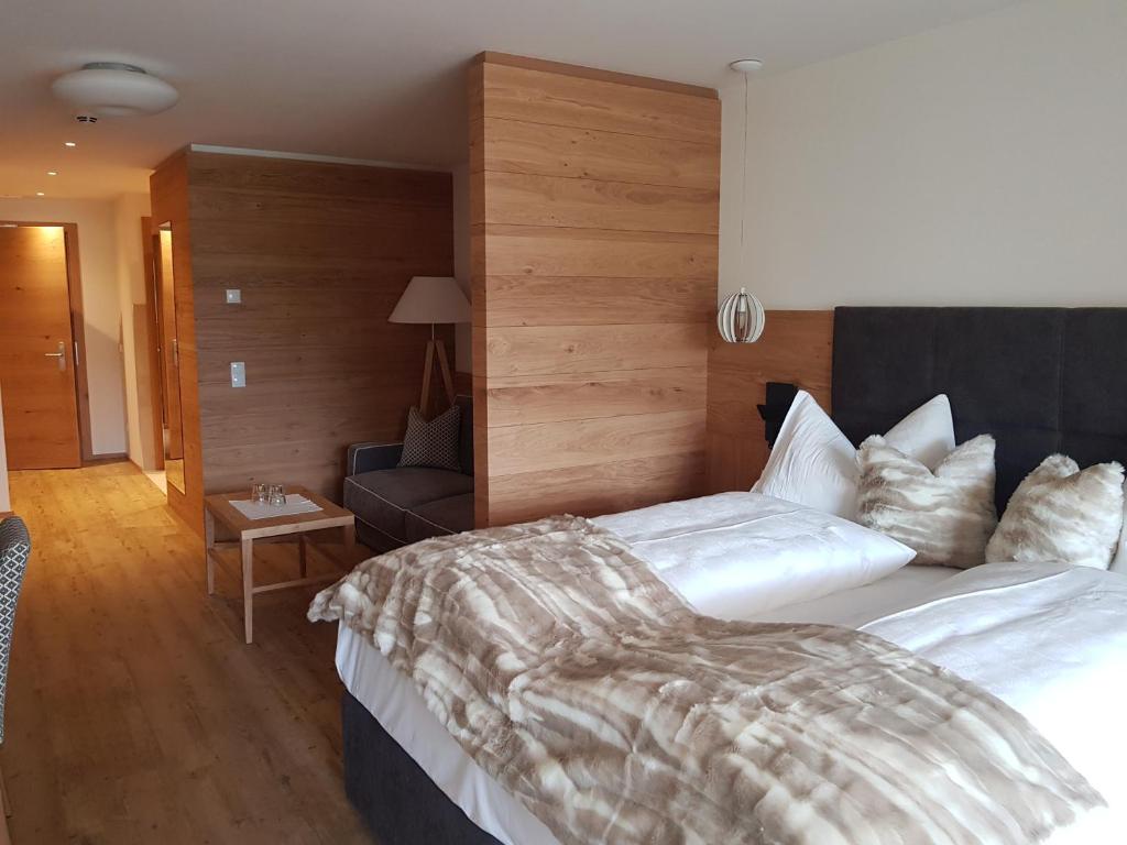 Postel nebo postele na pokoji v ubytování Hotel Restaurant Schaurhof