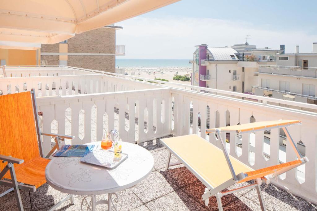 Balkón nebo terasa v ubytování Hotel Universal