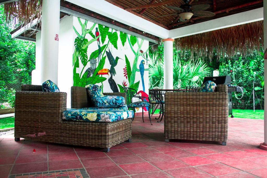 Posezení v ubytování Hotel-Boutique Patampa