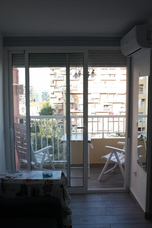 Balkón nebo terasa v ubytování Benalmadena Aguila apartment sea view
