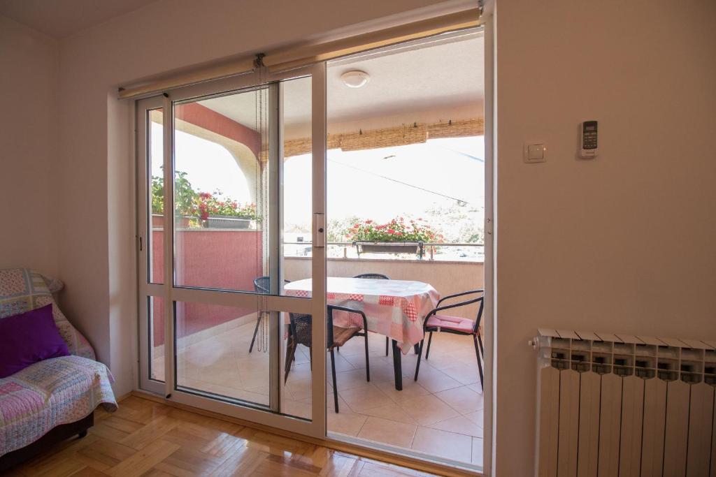 Balkón nebo terasa v ubytování Apartments Zeljko