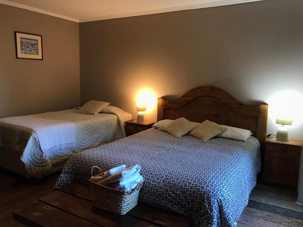 Postel nebo postele na pokoji v ubytování Las Juntas Ecolodge