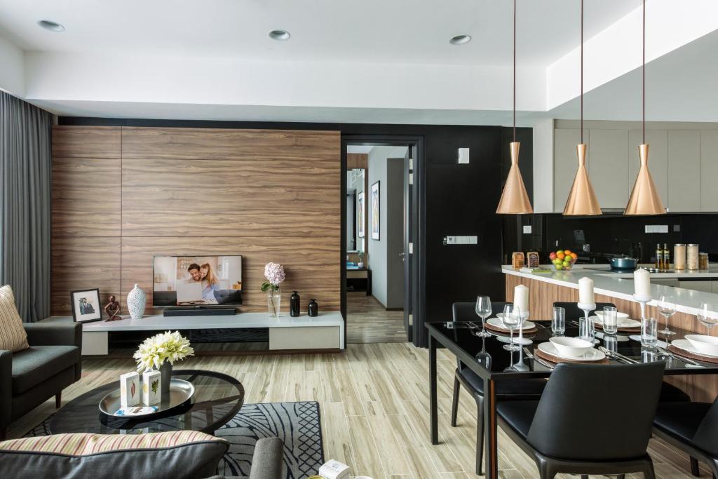 Posezení v ubytování Somerset Damansara Uptown Petaling Jaya