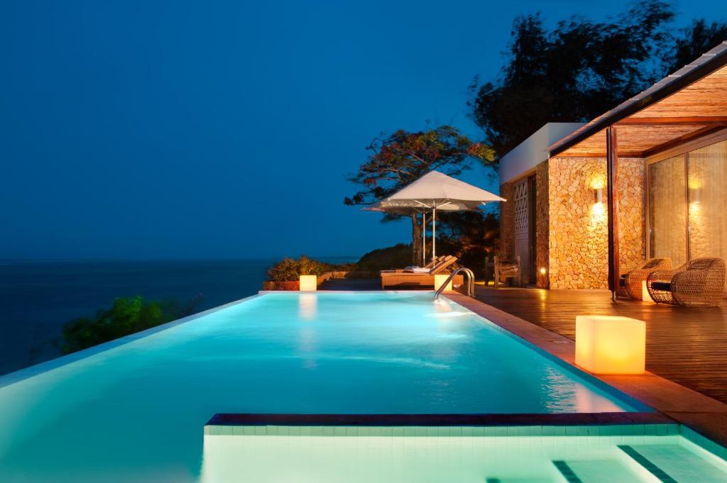 Bazén v ubytování Melia Zanzibar nebo v jeho okolí