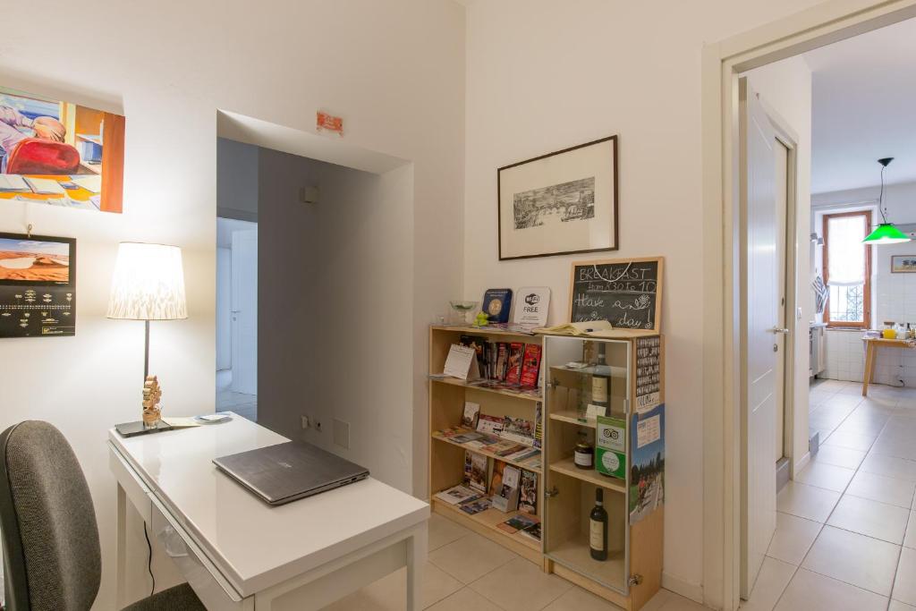 Knihovna v bed and breakfast