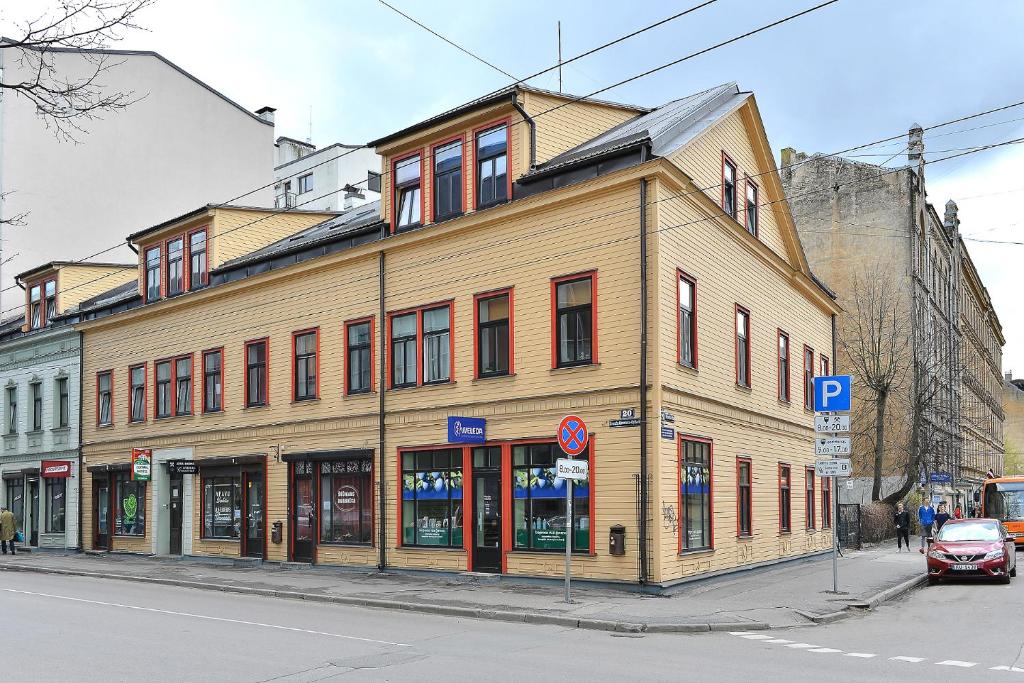 Budova, kde se hostel nachází