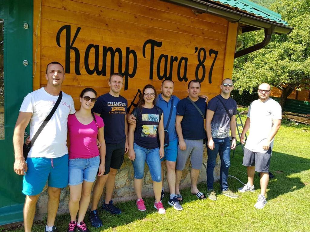Hosté ubytování Rafting Camp Tara 87