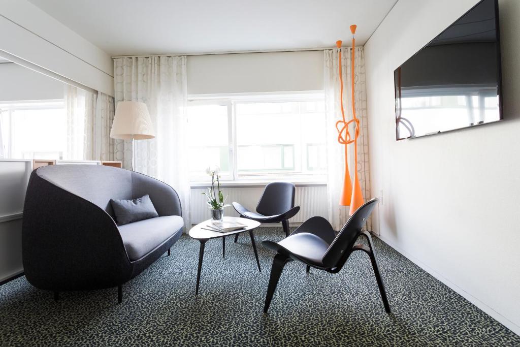 TV a/nebo společenská místnost v ubytování Glostrup Park Hotel