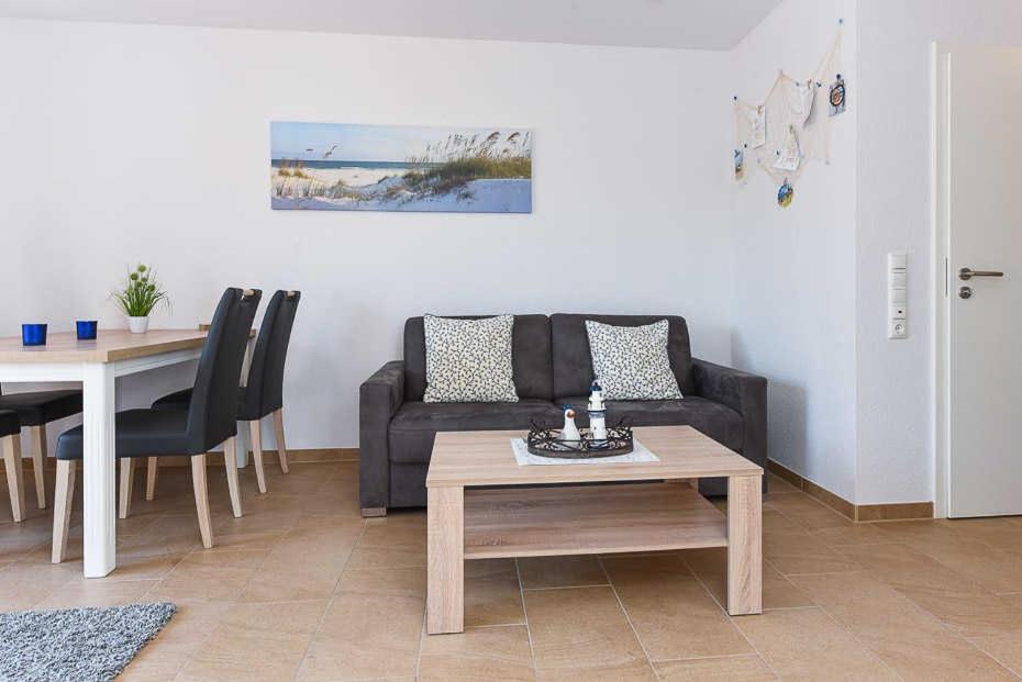 Posezení v ubytování Ferienwohnung Seeperle