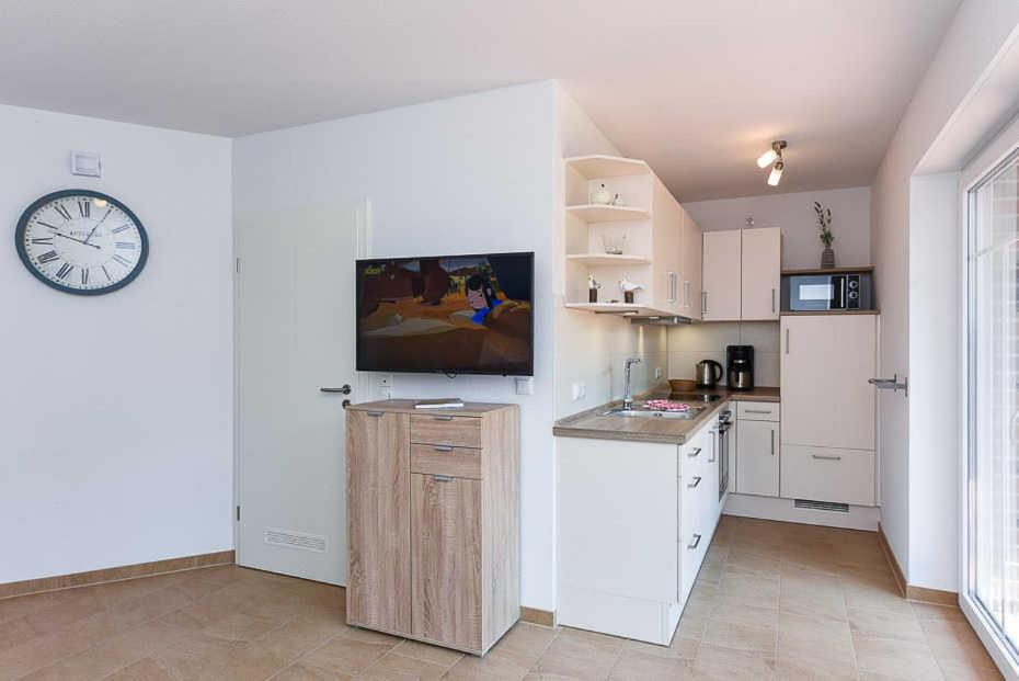 Kuchyň nebo kuchyňský kout v ubytování Ferienwohnung Seeperle