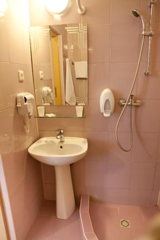 Koupelna v ubytování Hotel Complex Verhovina