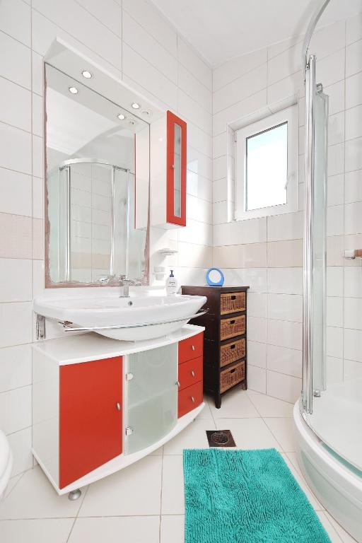 Koupelna v ubytování Apartment Sapavac
