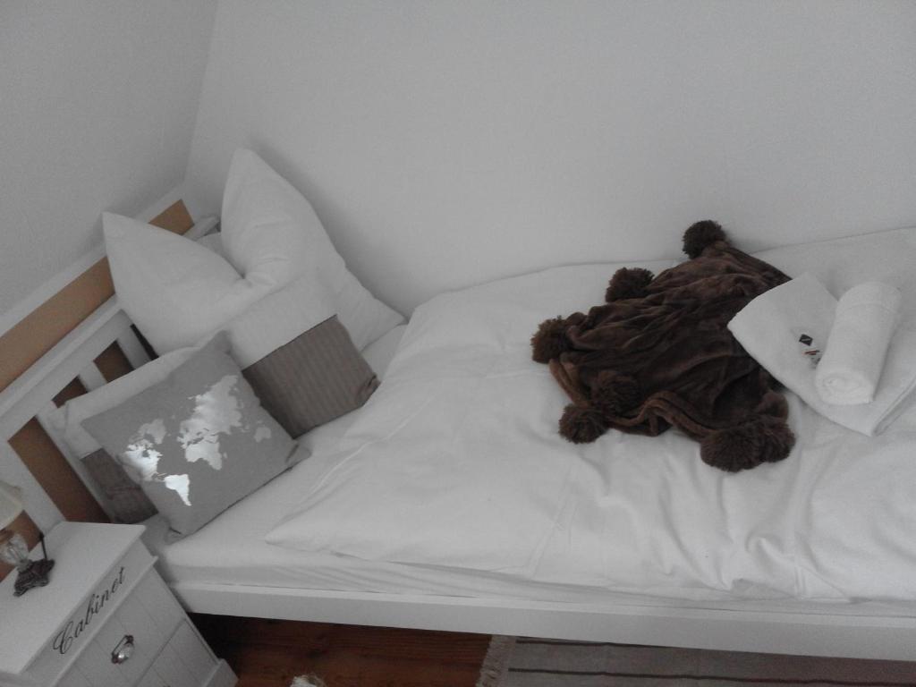 Postel nebo postele na pokoji v ubytování Guest House Dommitzsch