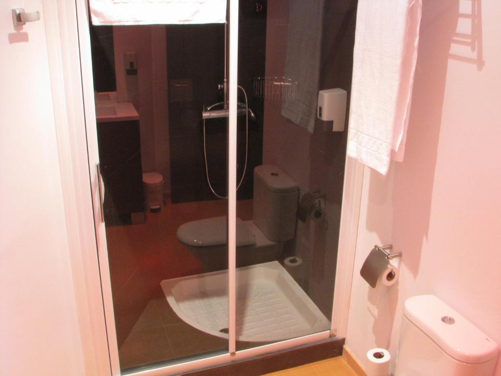 Koupelna v ubytování Hotel Elizalde