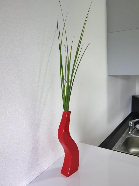 Kuchyň nebo kuchyňský kout v ubytování Apartmán s výhľadom na Tatry