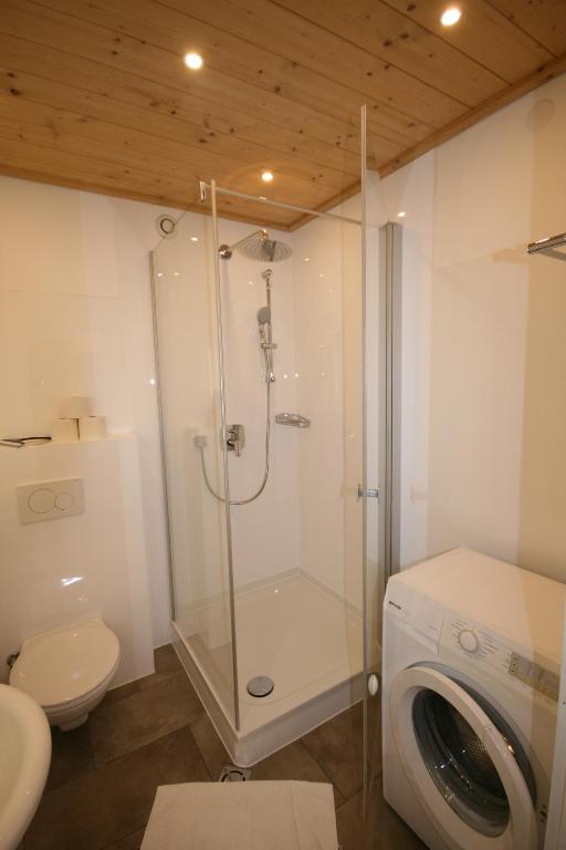 Koupelna v ubytování Appartements Domizil