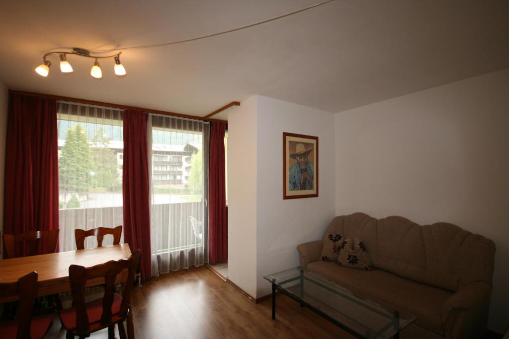 Posezení v ubytování Appartements Domizil