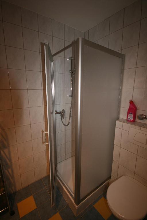 Koupelna v ubytování Appartements Domizil
