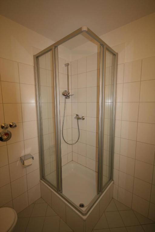Koupelna v ubytování Appartements Domizil