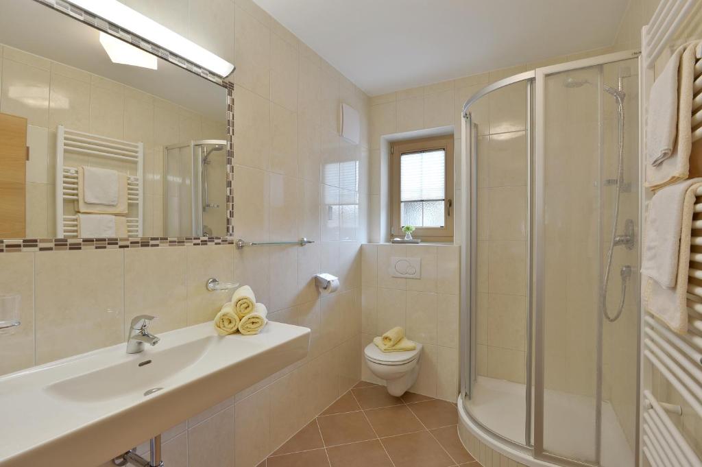 Koupelna v ubytování Ferienhaus Gredler