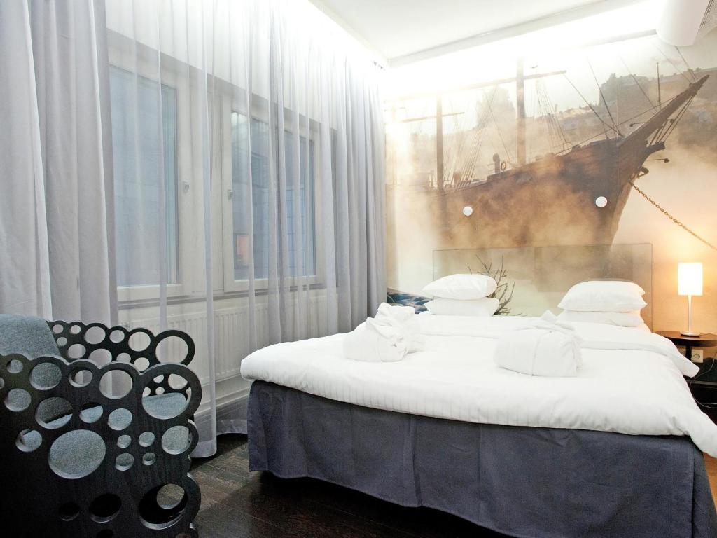 Postel nebo postele na pokoji v ubytování Hotel C Stockholm