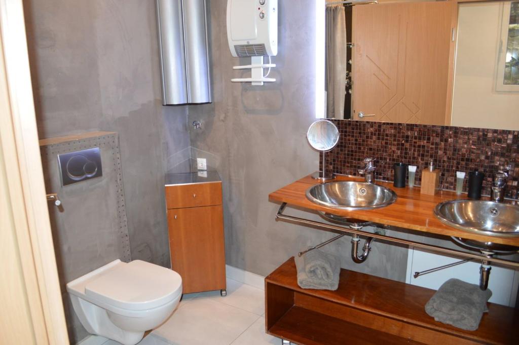 Koupelna v ubytování Gîte à Andlau