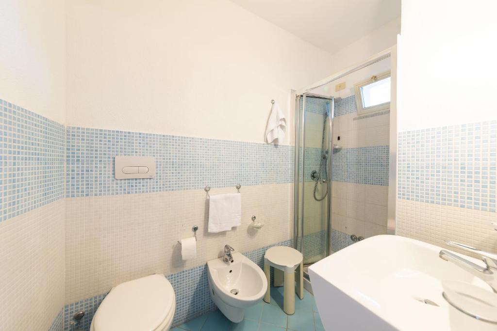 Koupelna v ubytování B&B Verde