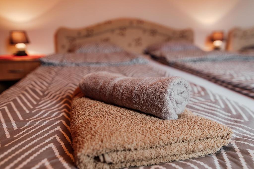 Postel nebo postele na pokoji v ubytování Apartments Sopot