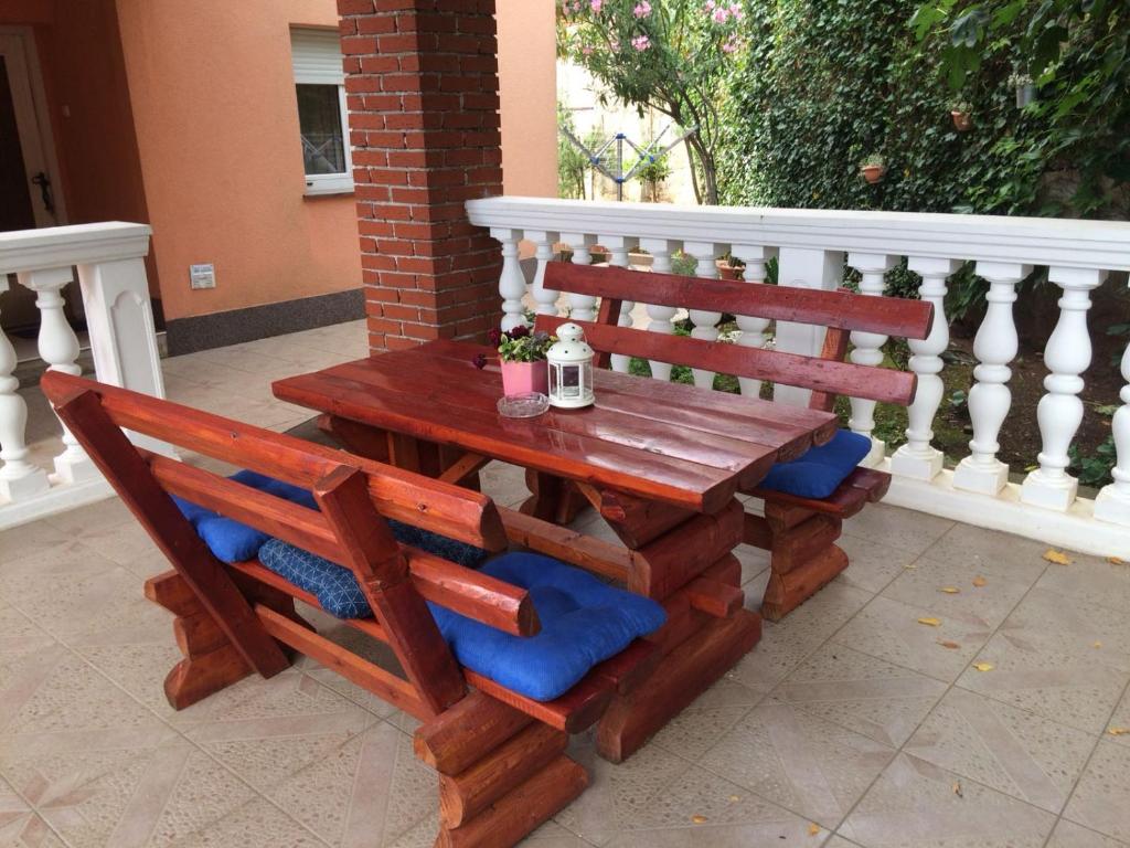 Balkón nebo terasa v ubytování Apartment Ana